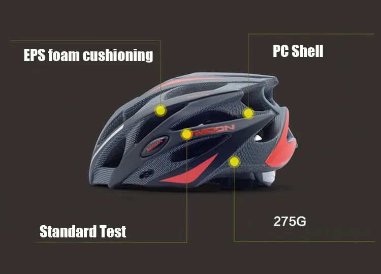 MOON горный велосипед дорожный велосипед шлем для взрослых мужчин и женщин велосипедные шлемы интегрально-литой шлем сверхлегкий 275 г