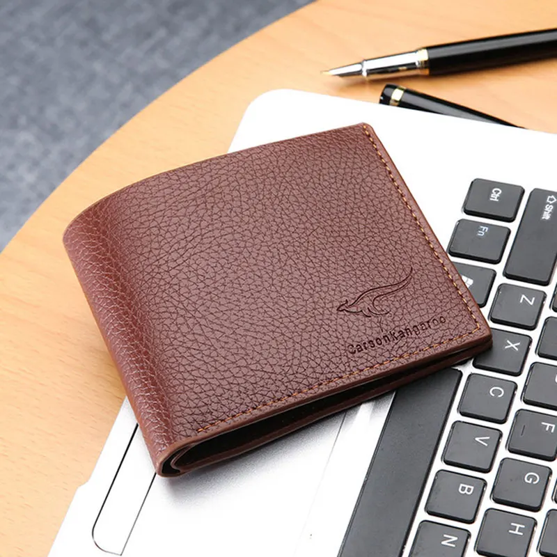 

Kangaroo Wallet Ultra-thin Men's Wallet Soft Leather Short High Quality