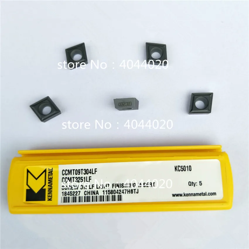 Kennametal CCMT09T304LF KC5010 ccmt32 51lf 5 шт. карбидные вставки|Токарный инструмент| |