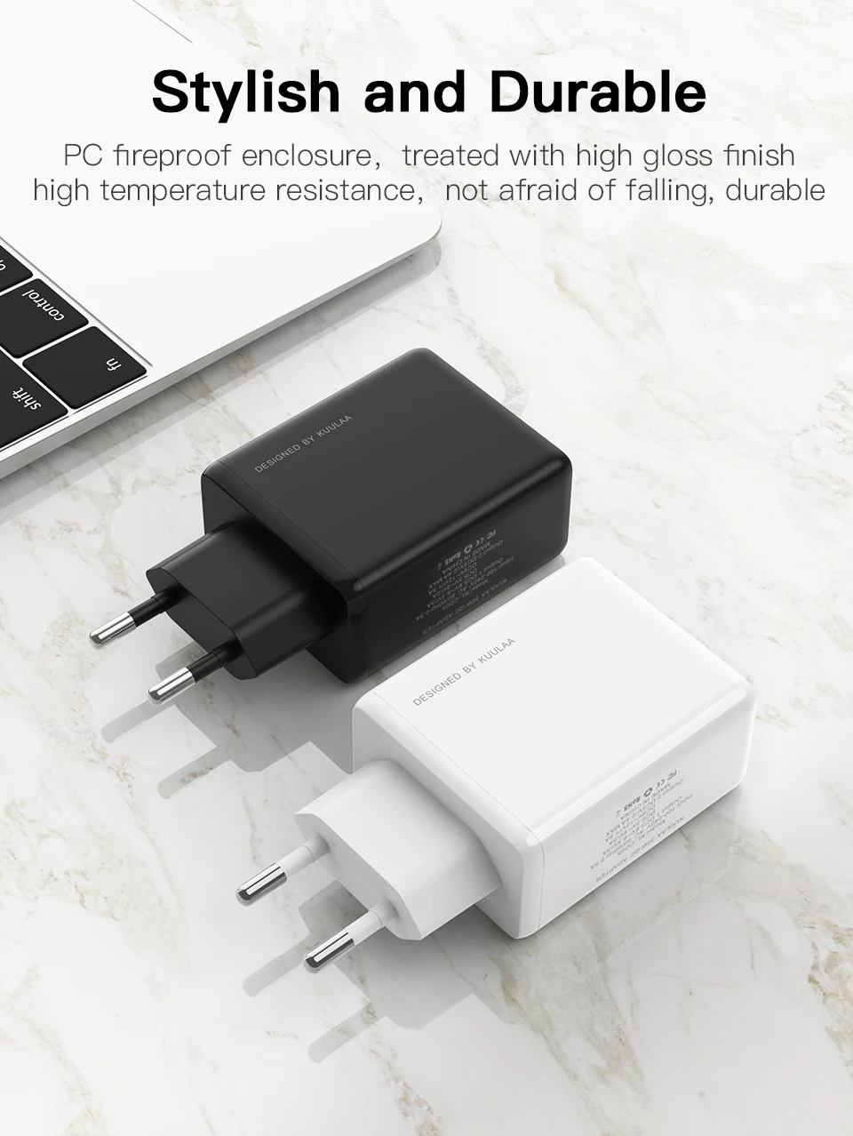 KUULAA Quick Charge 4,0 3,0 USB зарядное устройство 30 Вт QC3.0 PD 3,0 Быстрая зарядка 2 USB разъем зарядное устройство для мобильного телефона для iPhone samsung Xiaomi