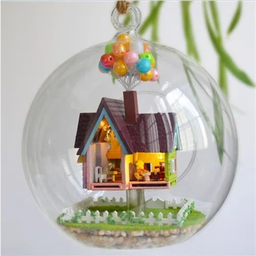 glass dollhouse