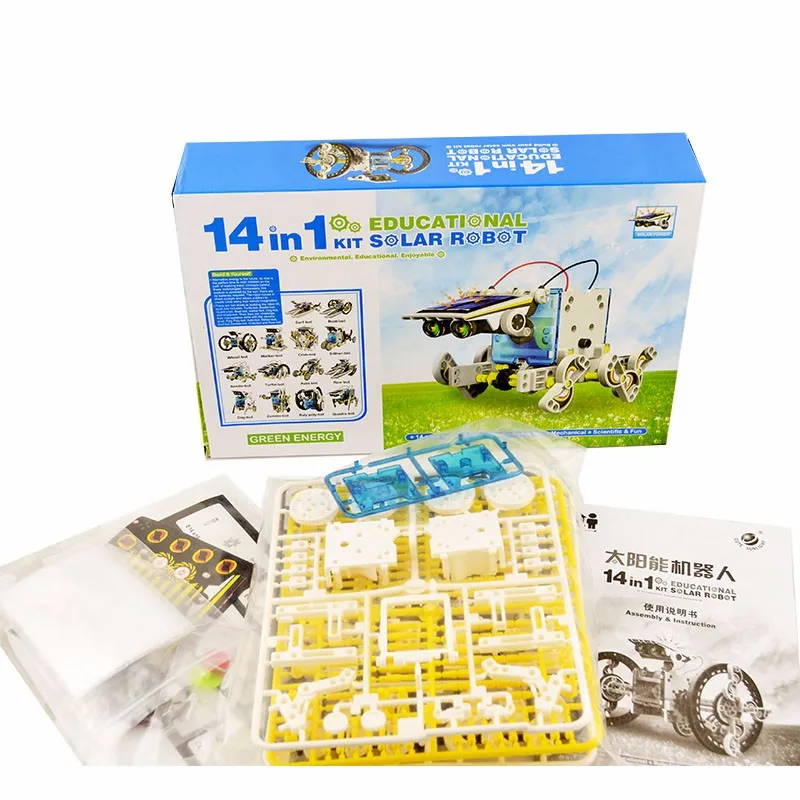14 in 1 solar robot kit instructions