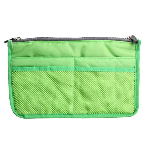Женская сумка в сумках, дорожная косметичка, сумка для макияжа, органайзер для хранения, косметичка для путешествий - Цвет: Зеленый