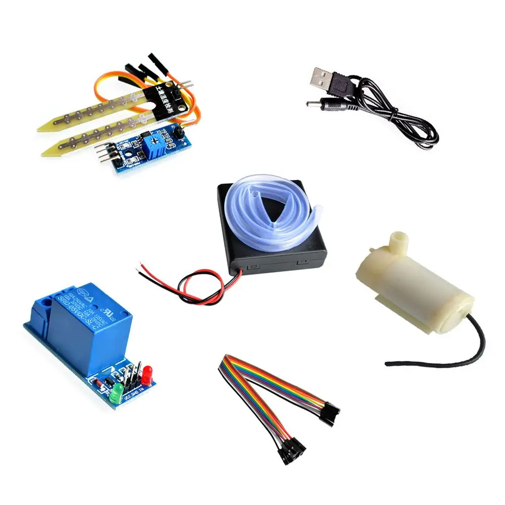 Automatic irrigation module DIY kit soil moisture detection automatic water pumping
Automatic irrigation module DIY kit soil moisture detection automatic water pumping