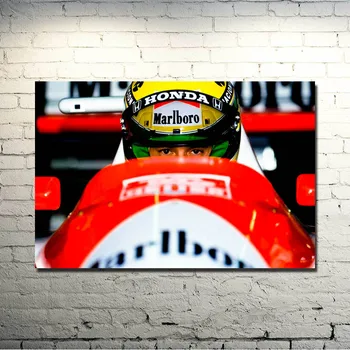 

Ayrton Senna da Silva F1 Racer Art Silk Poster Print 13x20 24x36 inches Sports Pictures For Living Room Decor 019