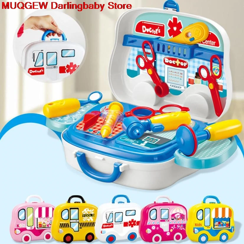 Pretend Play Doctor Toys Medical Carry Set Case Education Role Fun