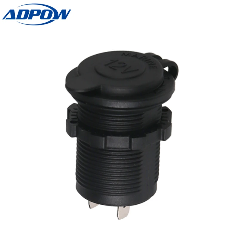 

12V Car Boat Motorcycle Cigarette Lighter Sockets Power Plug Outlet Waterproof Cigarette Lighter Socket
