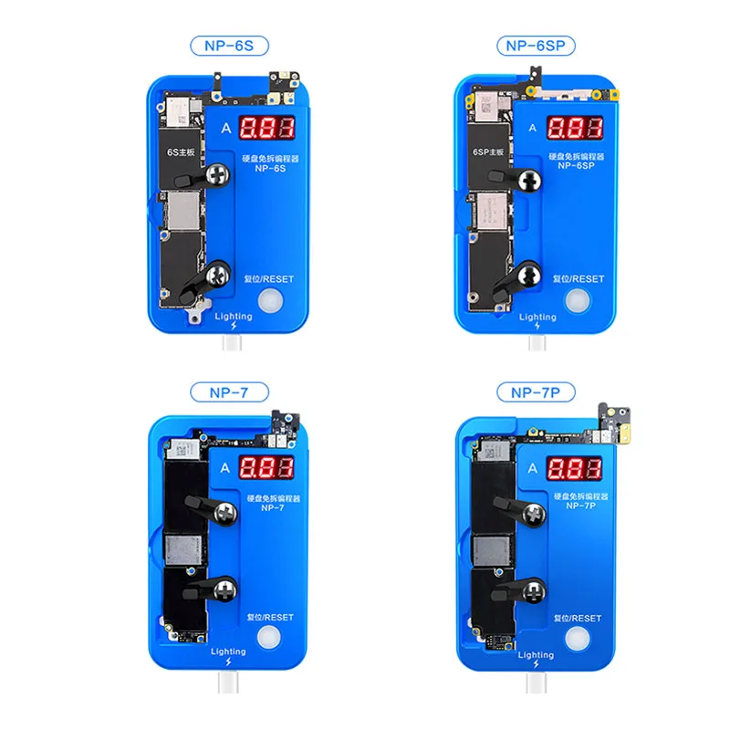  JC NAND Non-removal Programmer for iPhone 6S/6SP/7G/7P/8G/8P/X/XR/XS/XS MAX HD Read/Write/Edit and 