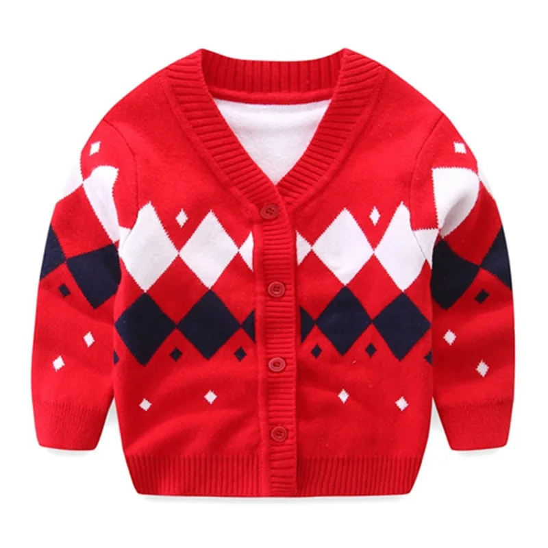 Plaid Baby Boys Sweaters Long Sleeve Newborn Sweaters Knitted Cotton Baby Cardigan Sweater 2017 Autumn Winter Baby Boys Clothing (21)