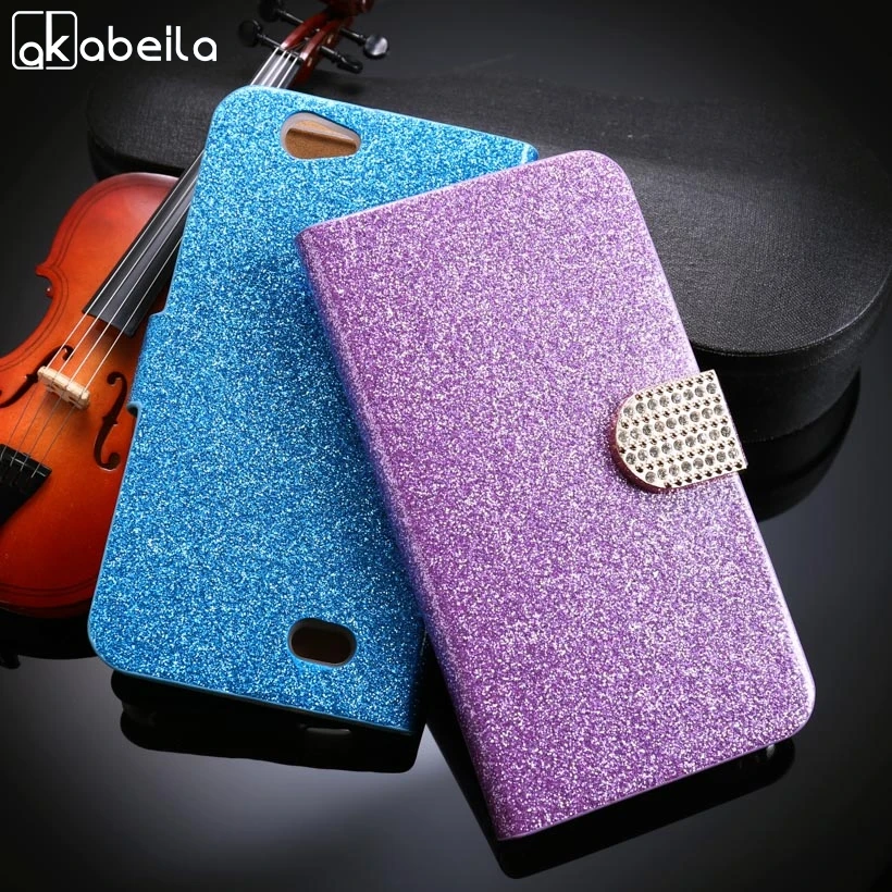 AKABEILA Glitter Bling Diamond Phone Case For font b ZTE b font Blade A465 A 465