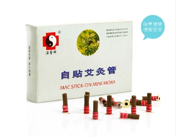 

free shipping hanyi moxa stick mini moxa moxibustion tube paste Self-adhesive acupuncture points sticker 180pcs