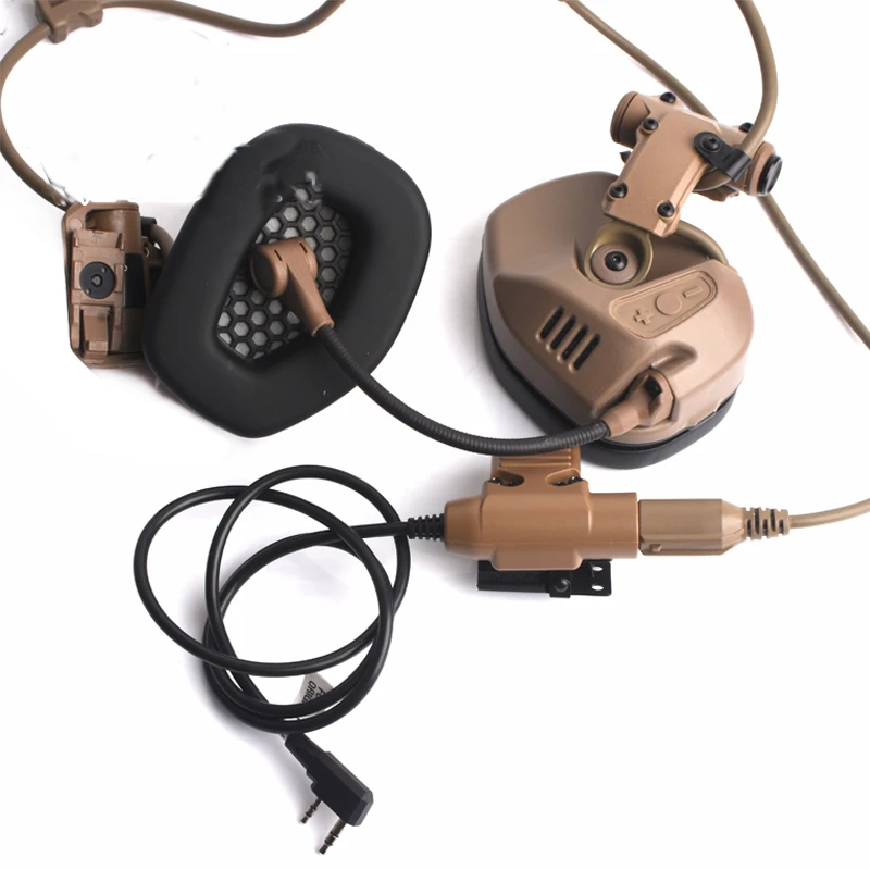 SEIGNEER U94 Тактический PTT для TMC RAC гарнитура KENWOOD Sand plug COMTAC/MSA/EARMOR/TCA/TRI