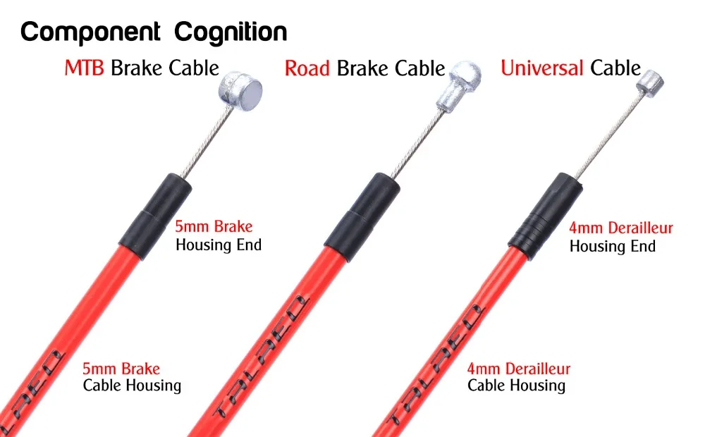 5 цветов новейший MTB велосипед универсальный тормоз кабель и корпус наборы дорожный велосипедной передачи Шестерня переключатель/Тормозные наборы провод трубопровод шланг