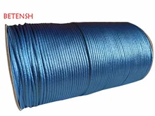 2.5mm Lt blue Nylon Cord Rattail Satin Macrame Rope Shamballa Bracelet String Accessories+250m/Roll Chinese Knot Beading cords 2.5mm Lt blue Nylon Cord Rattail Satin Macrame Rope Shamballa Bracelet String Accessories+250m/Roll Chinese Knot Beading cords