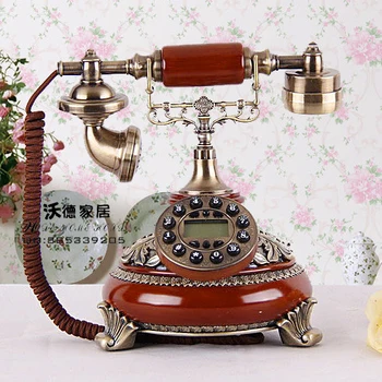 

The new European antique telephone landline telephone retro fashion wedding gifts classical telephone