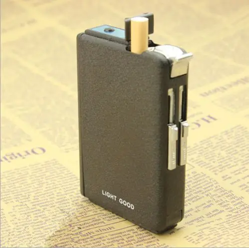

Lighters and Smoking Accessories, The inflatable lighter, the ultra-thin frosted cigarette case can contain 10 cigarettes.