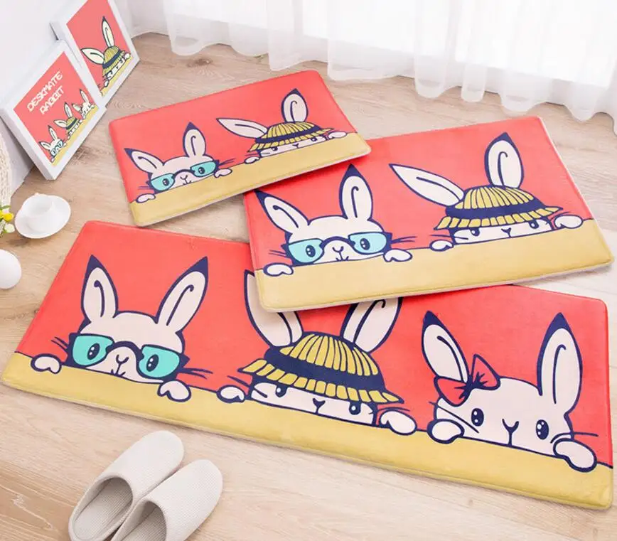 Коврик для гостиной с животным принтом, кухонные Половики, нескользящий коврик для ног, коврик для ванной комнаты, противоскользящий домашний коврик под дверь