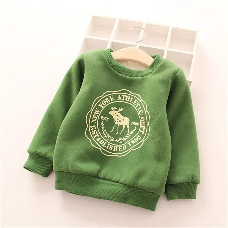 

Baby sweater plus velvet thick windproof cold round neck high collar inside male treasure female treasure clothes jacket sweater