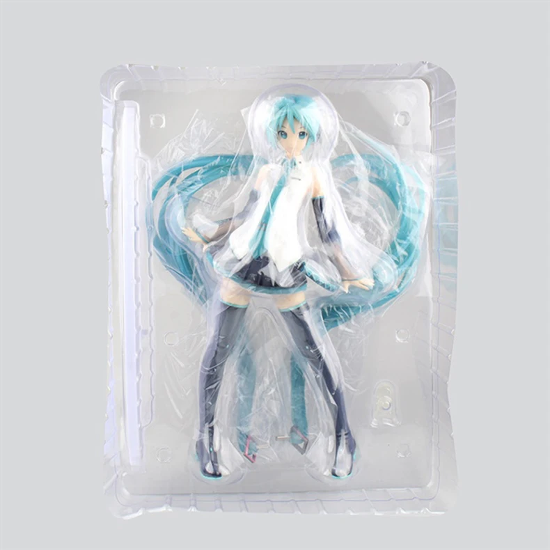 Японское аниме Snow Hatsune Miku Vocaloid 3 Ver. 42 см фигурка модель 1/4 кукла ПВХ Музыка Девушка коллекция Горячая игрушка Рождественский подарок