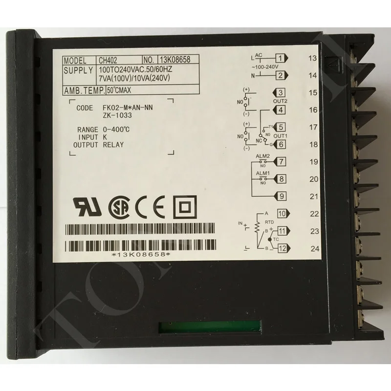 

RKC CH402 intelligent PID digital temperature controller temperature thermostat Relay output, solid state output