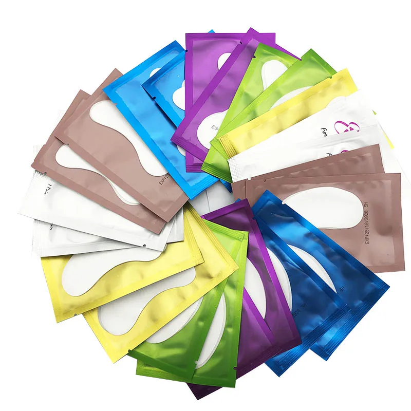 

50pairs Eyelash Extension Paper Patches,New Paper Patch Eyelash Under Eye Pads Lash Eye Tips Sticker Wraps Make Up Tools lashes