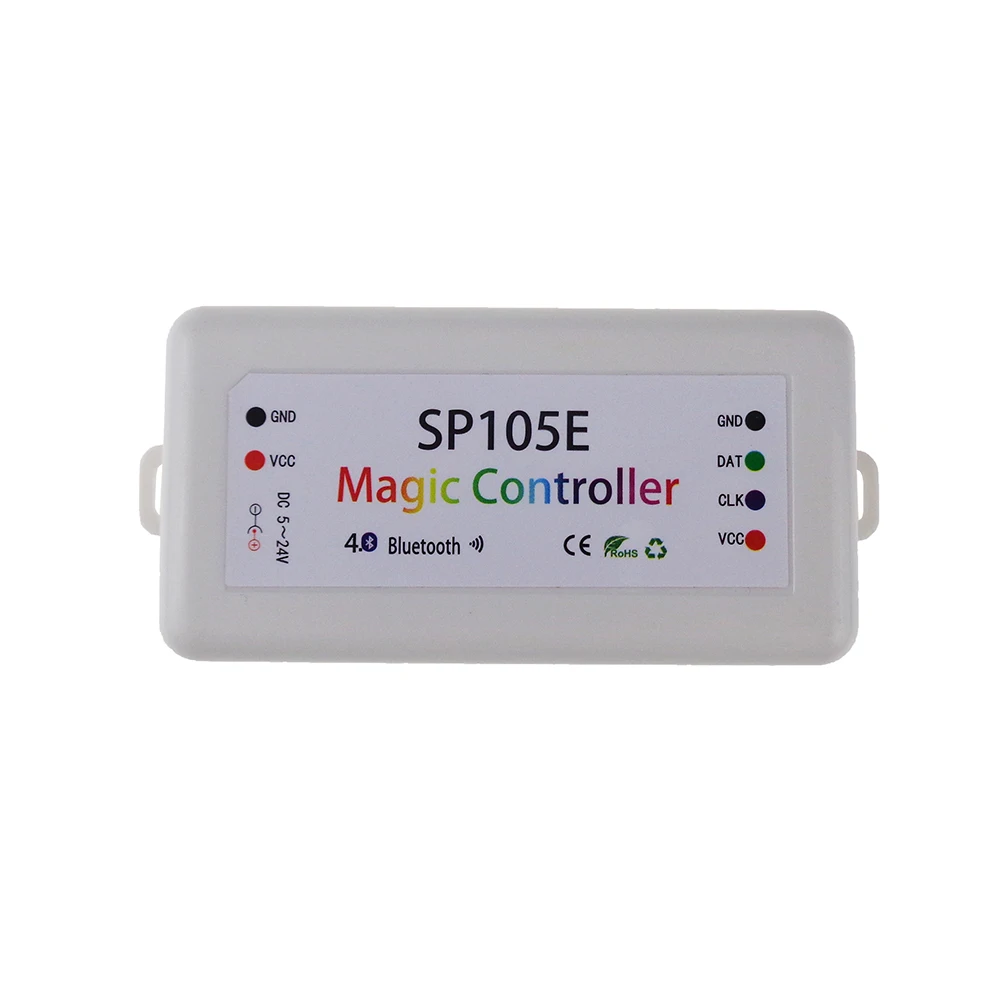 Волшебный контроллер Bluetooth SP105E 4 0 DC5-24V 2048 пикселей для WS2811 2812 2801 6803 8806 SK6812 IC Strip