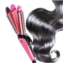 3 в 1 керамические электрические инструменты для укладки волос бигуди роликовый утюжок Вэйвер обжимные утюжки для волос щипцы для завивки 220 В/110 В