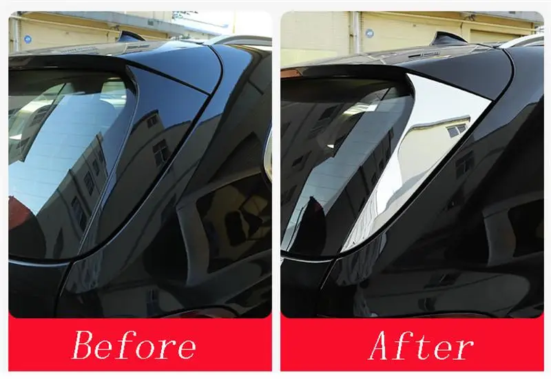 Автомобильный Стайлинг, зеркало заднего треугольника, на окно, с блестками, украшенное из нержавеющей стали, накладки, наклейки для BMW X5 F15, автомобильные аксессуары