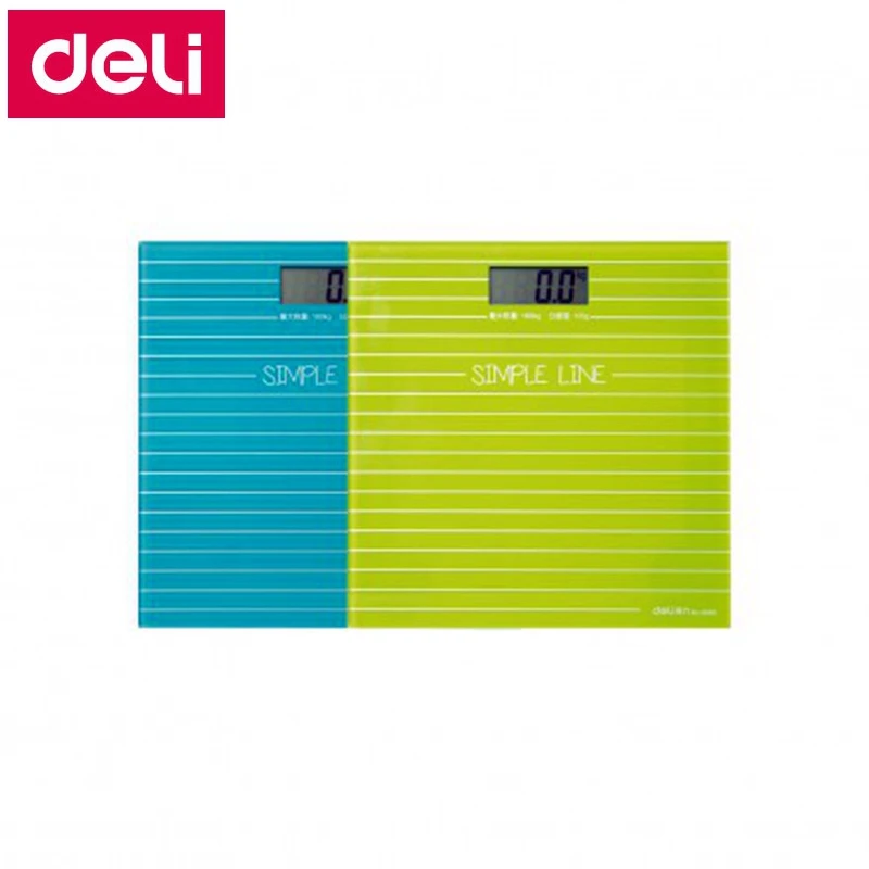 Deli 8880 электронные медицинские весы кг/фунт/ст 3 единицы 5-180 кг ЖК экран Авто мощность на синий зеленый
