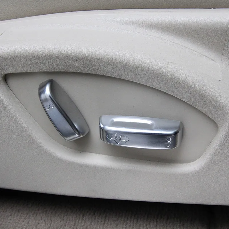 

4pcs ABS Matte Chrome Seat Adjustment Button Cover Trim For VOLVO XC60 V60 V40 S60 S80 C30 C70 Accessories Car Styling