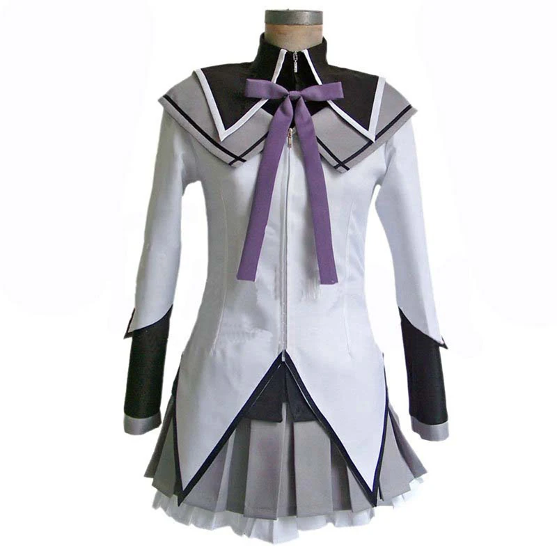 Аниме Puella Magi Madoka Magica Akemi Homura школьная форма косплей костюмы на Хэллоуин женские