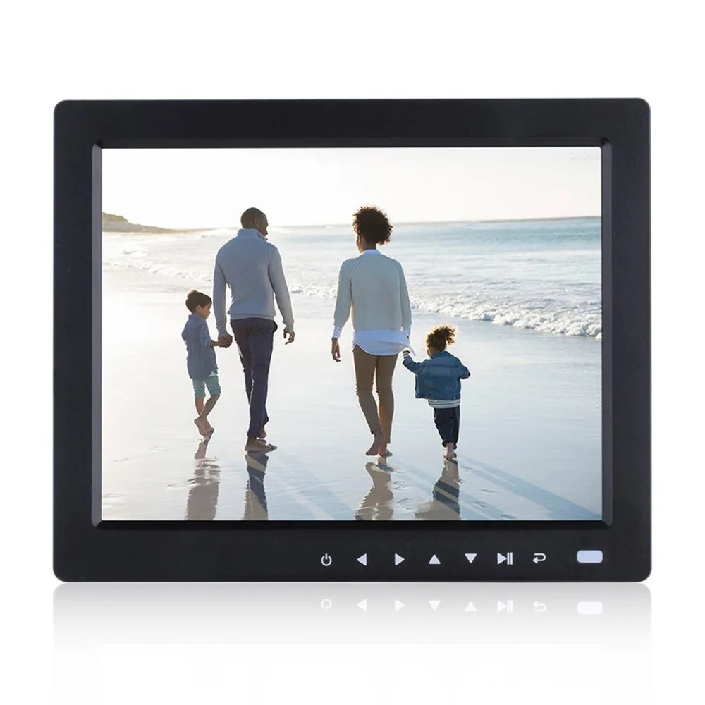 

10 inch HD TFT LCD Digital Photo Frame Digital Album with Remote Control with Alarm Clock Music Video Player With Stand Bracket