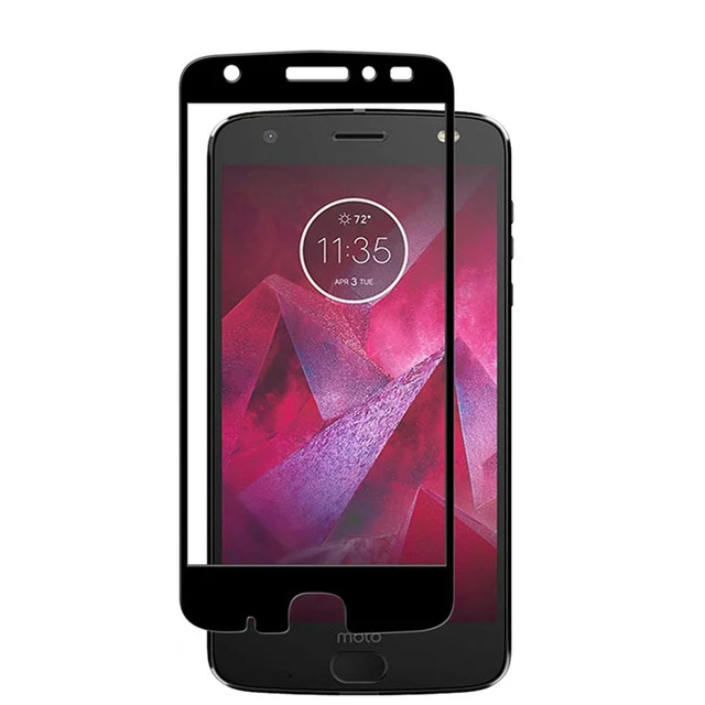3D закаленное стекло для Motorola Moto Z2 Force полное покрытие 9H защитная пленка