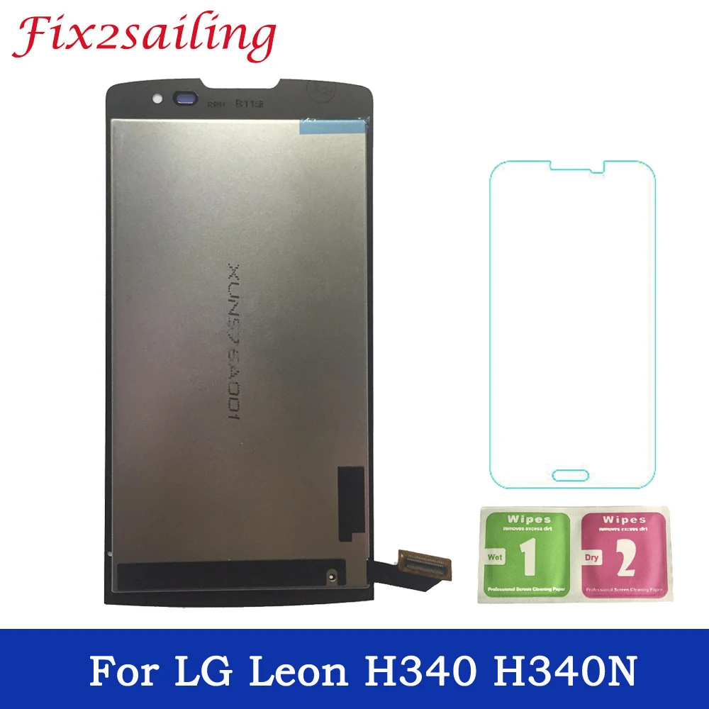 

For LG Leon H340 h320 h324 H340N H326 MS345 C50 LCD Display Touch Screen Digitizer Assembly Replacement Parts With Frame