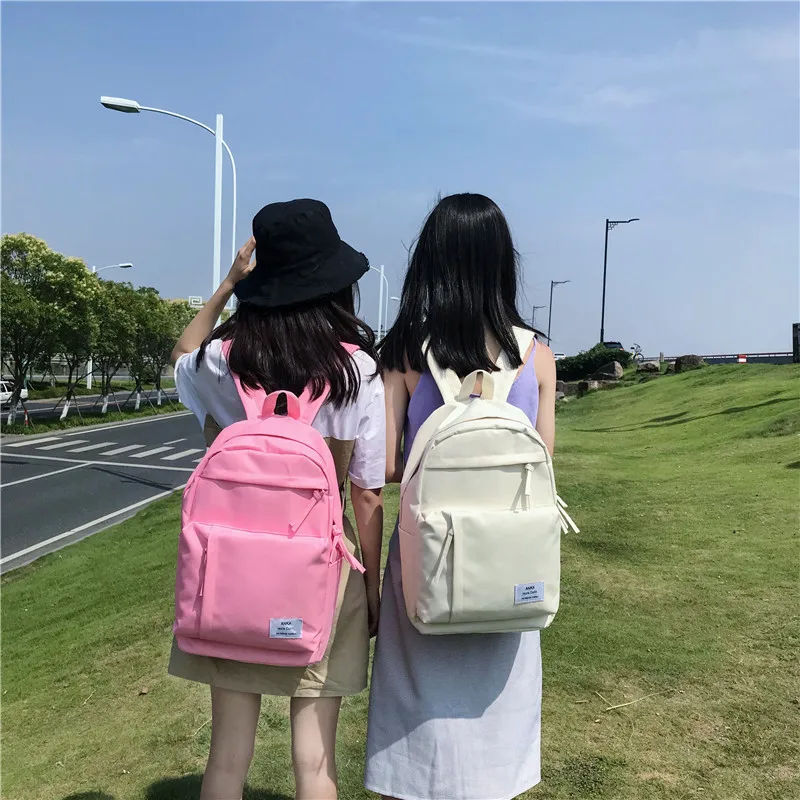 College High School Backpack for Teenage Girl Mochila Feminina Large Student Backpack Women School Bag Big Nylon Bagpack