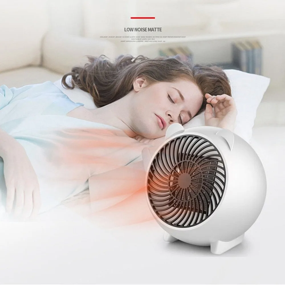 

Mini Heaters Desktop Household Cartoon Heaters Warm Fan Home Heater Electric Mini Fan Heater Handy Heating Warmer Machine