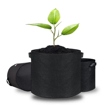 

3/5/7/10 Gallon Black Plants Growing Bag Vegetable Flower Pot DIY Potato Garden Pot Planting Farm Home Grow bag with Handles