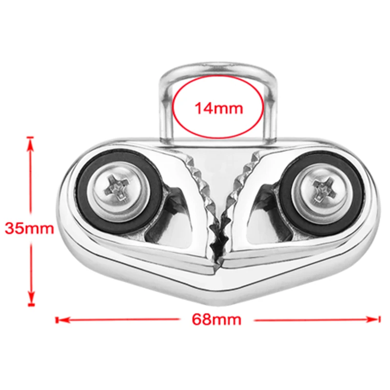 316 кулачковый стопор из нержавеющей стали с скрученный кольцом лодка кулачковый стопор s для Matic фэрлид Морской парусник каяк каноэ Di