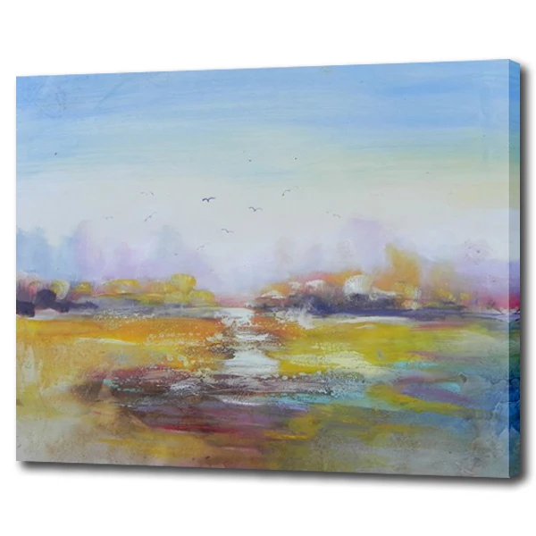

Natural scenery art painting impression landscape oil painting for modern living room decoration Reproduction artwork