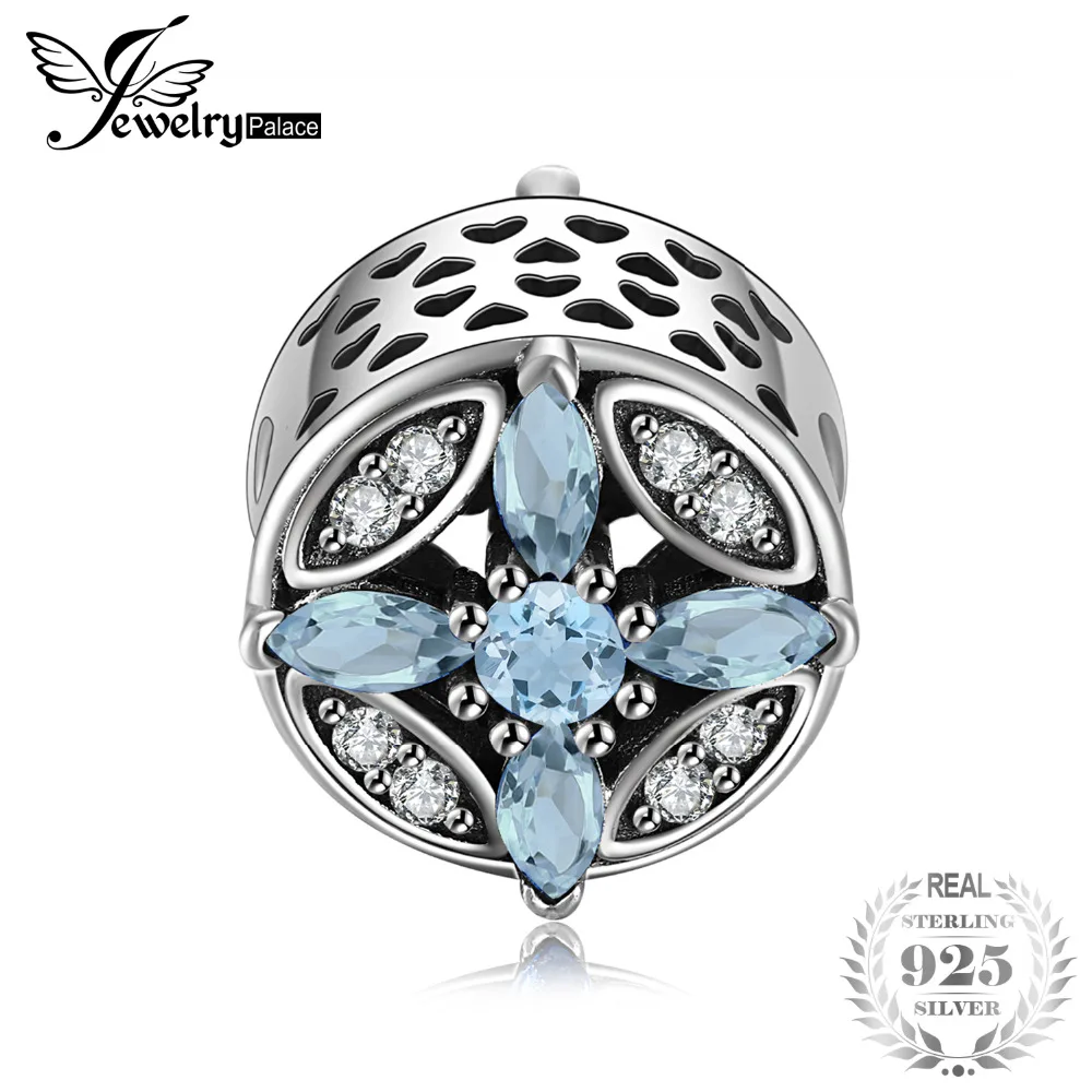 Jewelrypalace Crystal Star жемчужный браслет 925 серебро - изображение