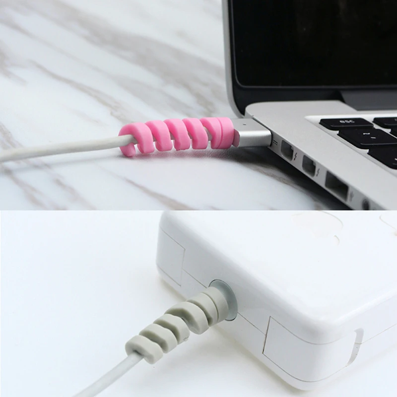 10 шт. кабель для зарядки Защитная крышка для Apple iPhone 8 X USB кабель для зарядного устройства Шнур USB крышка для наушников