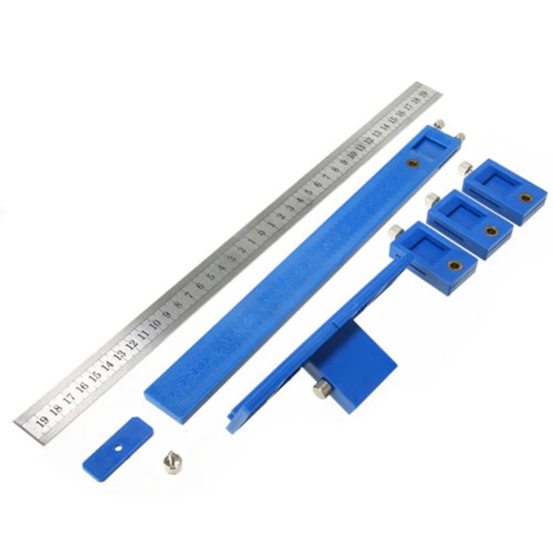 

Dowelling Punch Locator Drill Guide Sleeve Cabinet Hardware Jig Drawer Pull Wood
