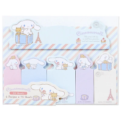 Милый мультфильм Мелодия Cinnamoroll самоклеющиеся N Times блокнот липкая закладка для заметок школьные офисные принадлежности - Цвет: 1