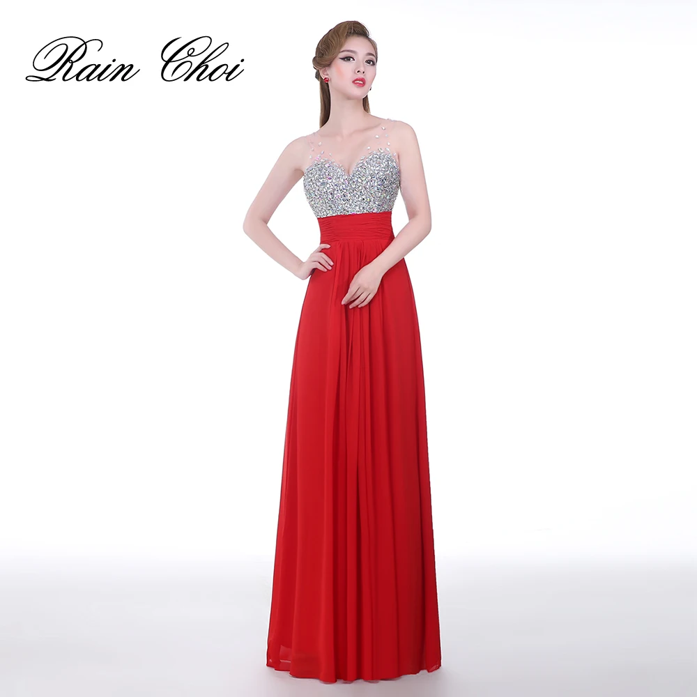 Purple Red Black Sexy Formal Evening Gowns Party