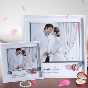 

Creative Flower Photo Frame Set Taiwan Beauty House Series Studio Dedicated Photo Frame White Romantic Photo Frame 7 10 Inch