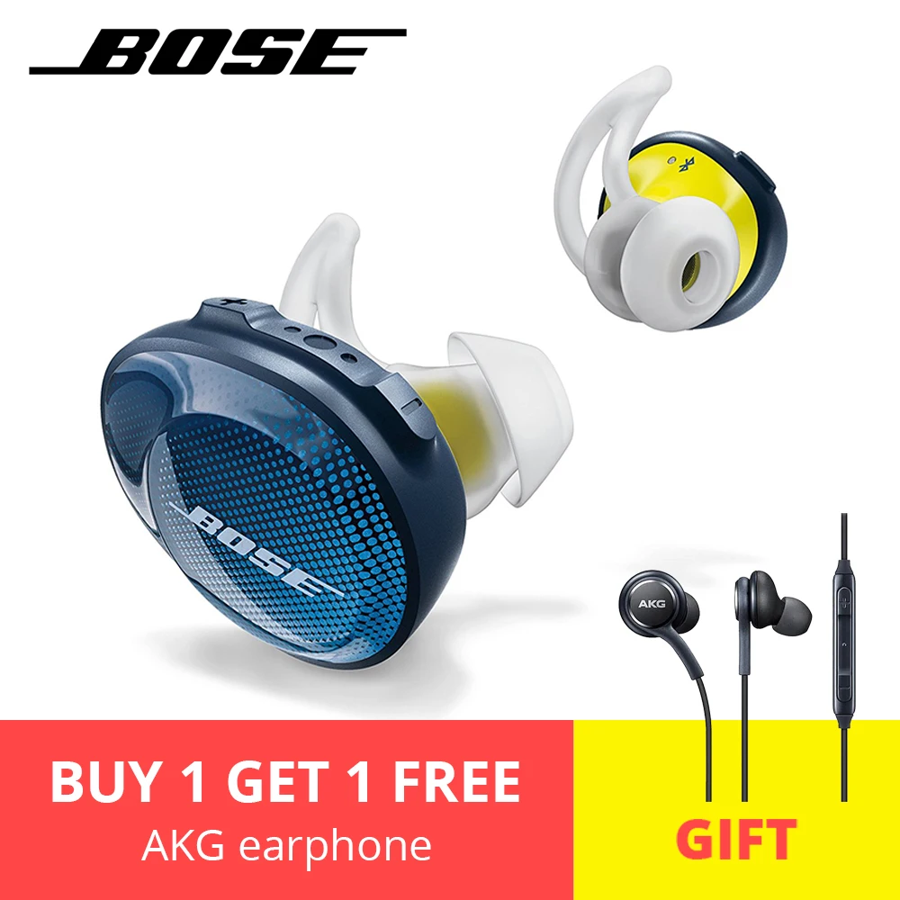BOSE SoundSport Бесплатная беспроводной Bluetooth спортивные музыкальные наушники Пот воды