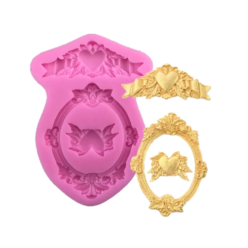 

Retro Flower Lace Shape Silicone Cake Mold,Baking Mould For Chocolate Candy Pastry Soap,Kitchen Fondant Cake Decorating Tools