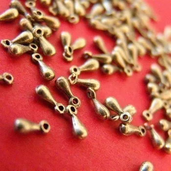 

Free shipping!!!!!2000pcs/lot 7mm TINY Brass TEARDROPS BEADS