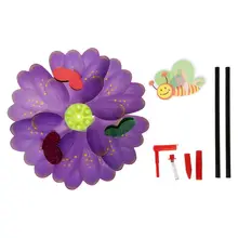 Ветряной Спиннер мельница мультфильм бабочка декоративные садовые цветы красочные наружное украшение для двора вечерние детские игрушки подарки