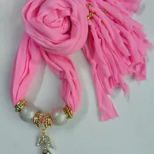 2013 розовые цвета золотые аксессуары шарфы с подвесками Новые горячие женские модные шейные шали шарфы SS343 20 шт./лот